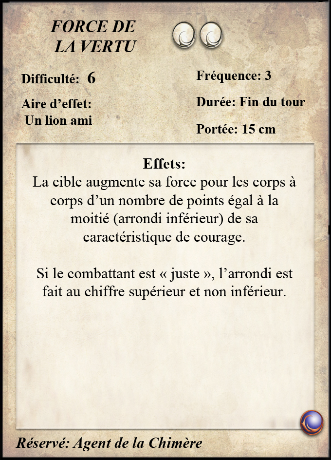 sort force de la vertu